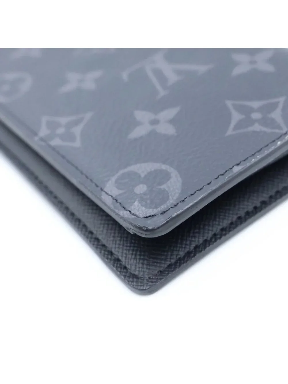 Louis Vuitton Portefeuille Brazza Monogram Eclipse Wallet Bifold Black